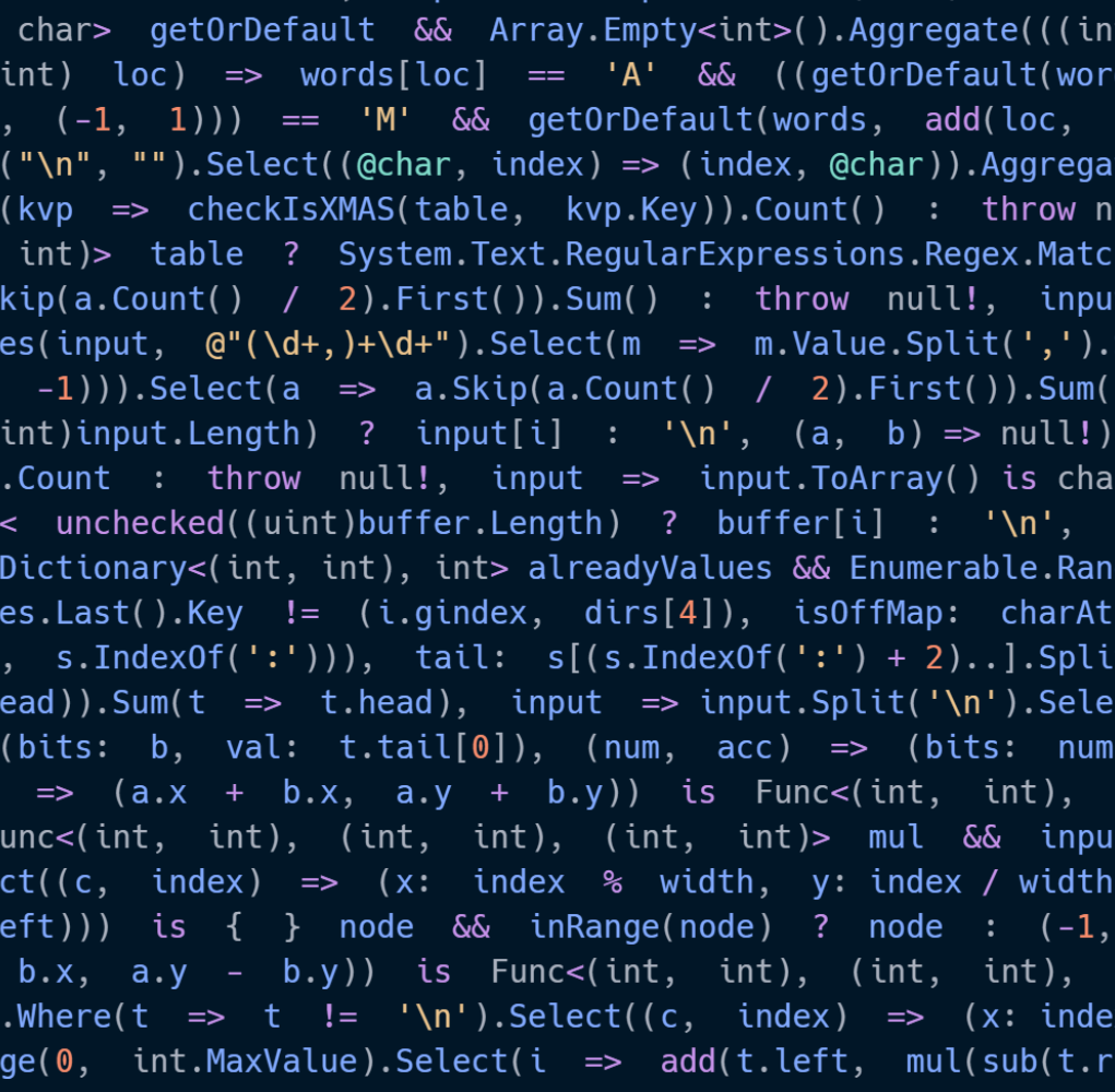 Advent of Code source code